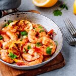 روبيان بالكزبرة والثوم