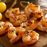 روبيان مشوي مع الصوص