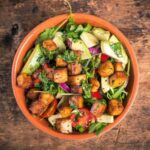 سلطة خضروات مقلية