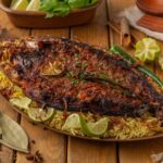 سمك سيباس مشوي