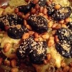 طاجن دجاج بالبرقوق واللوز