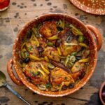 طاجن دجاج بالخضار